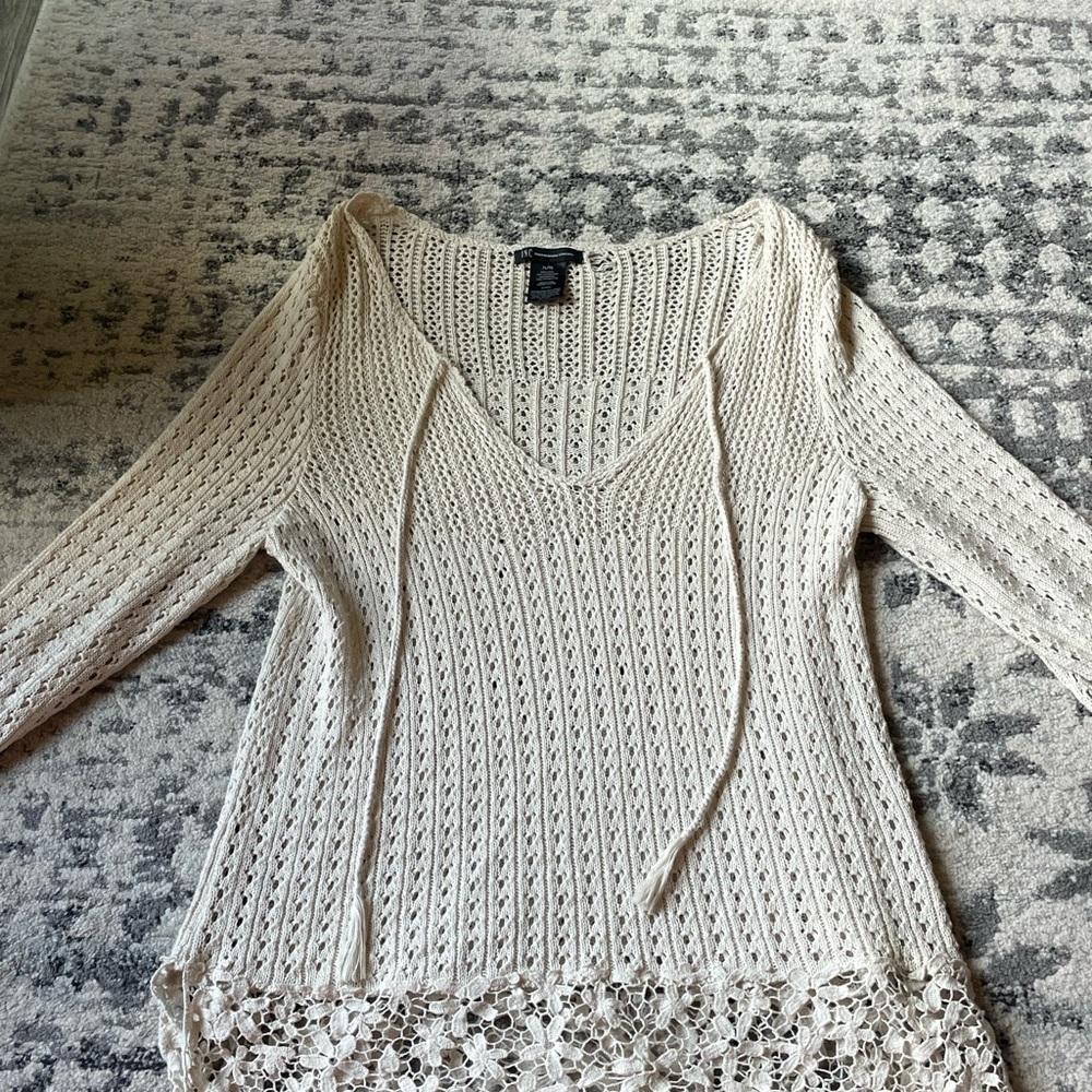 Loose knit shirt